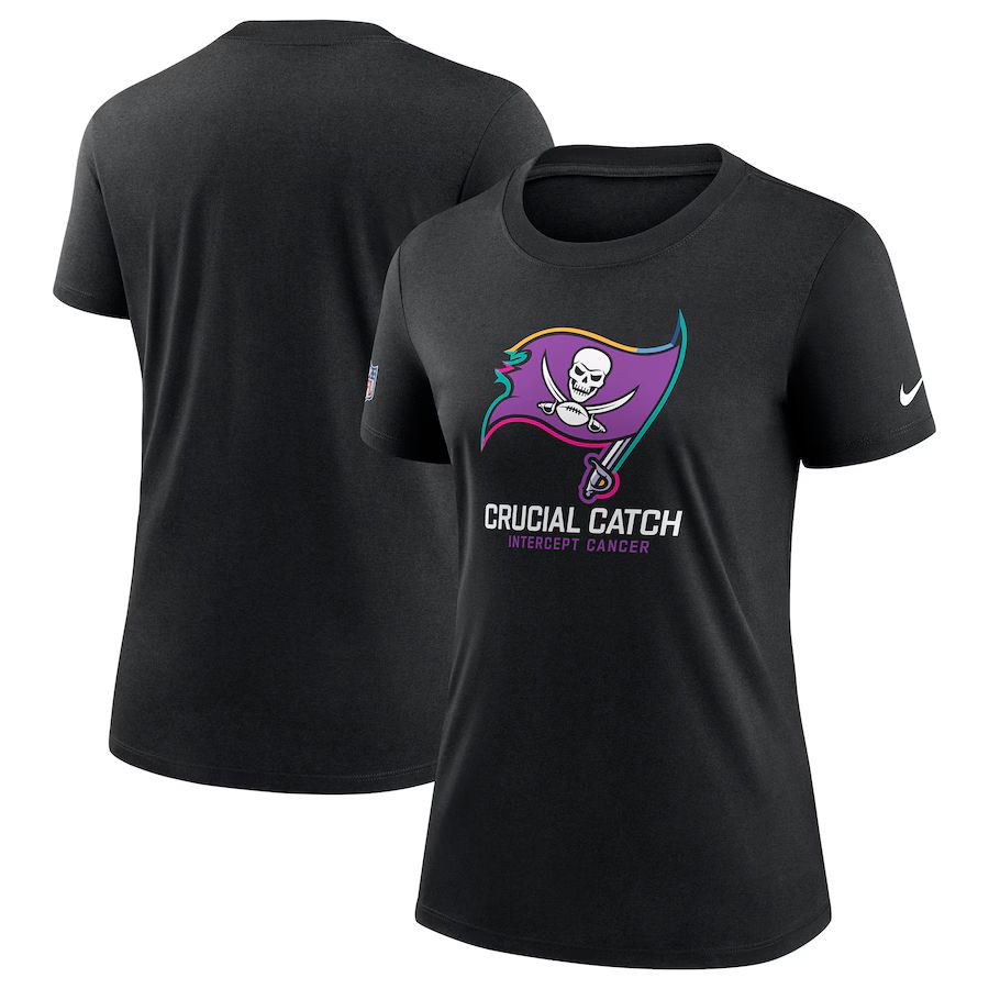 Women Tampa Bay Buccaneers 2024 Nike NFL black T shirts